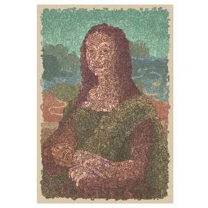 Doodle Da Vinci Poster
